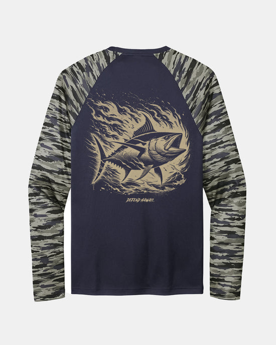 AHI BURNA Sport Tech Camo Raglan