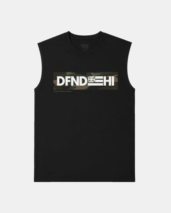 ACTIVE CAMO BAR Sleeveless Tee