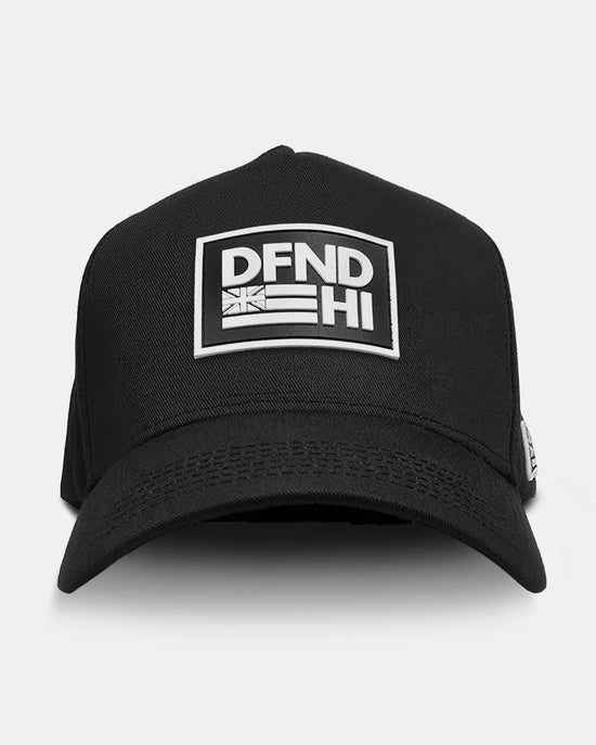 ACTIVE LOGO Black A-Frame Snapback