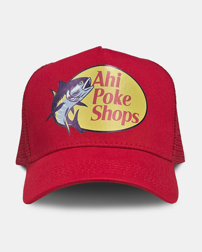 AHI POKE SHOPS Red Trucker