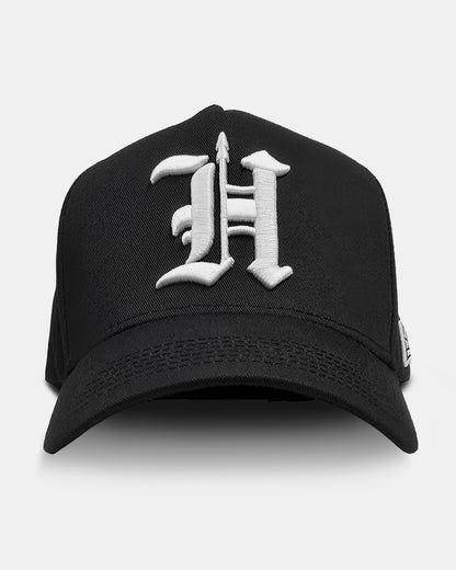H SPEAR Black A-Frame Snapback
