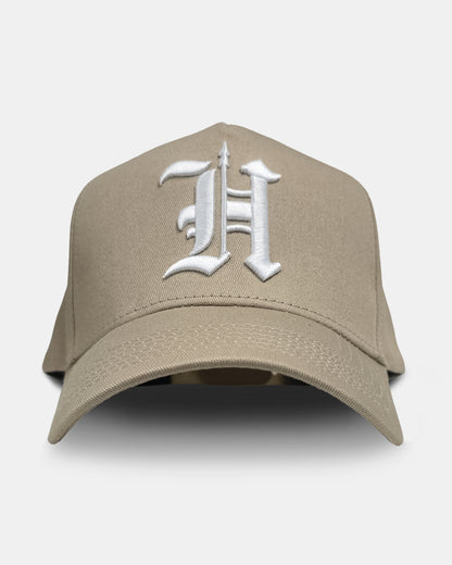 H SPEAR Tan A-Frame Snapback