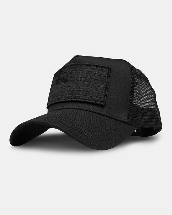 HAE ALL BLACK A-Frame Snapback