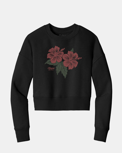 OHANA BRAND WAHINE Crop Long Sleeve