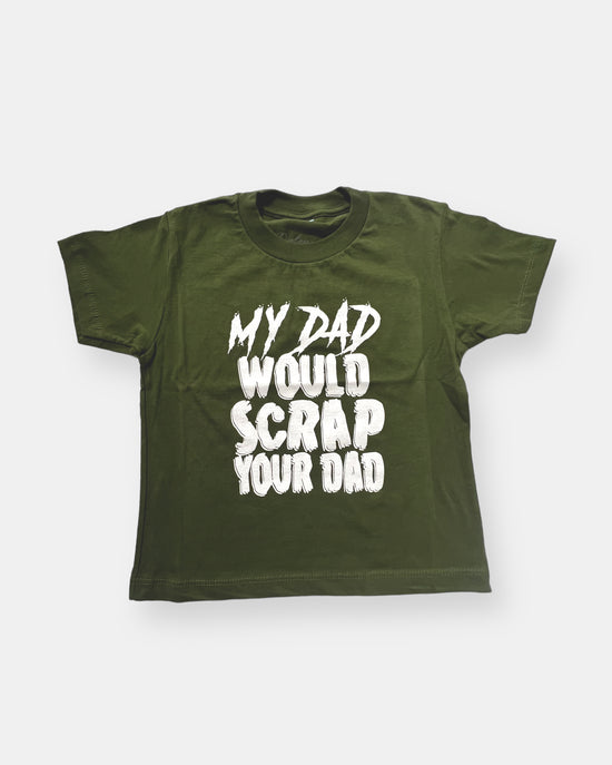 MY DAD Youth Army Green Tee