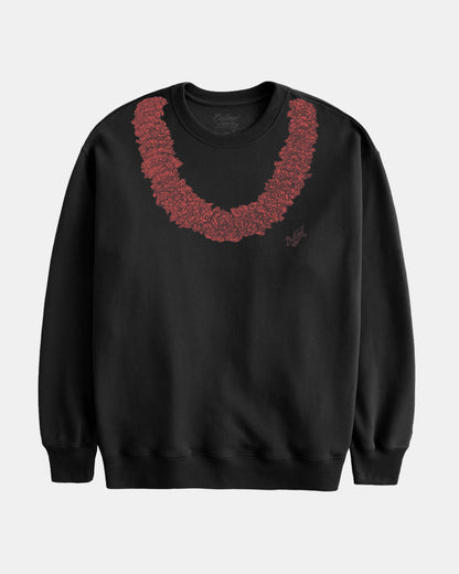 RED CARNATION LEI Crewneck