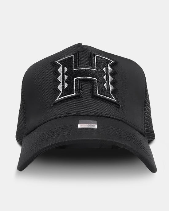 UH MĀNOA Black A-Frame Trucker