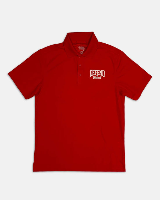 BE BOLD Mens Red Polo